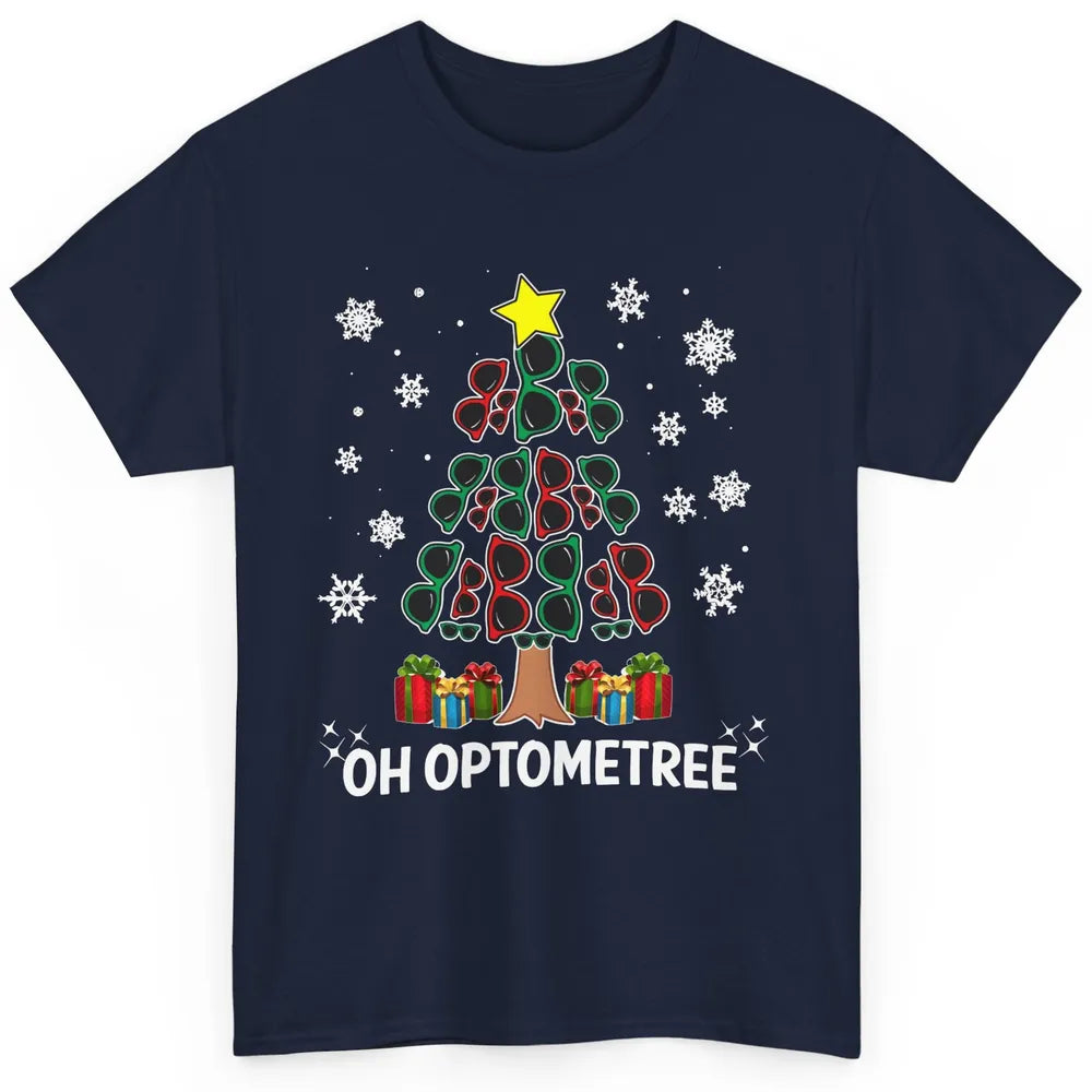 Glasses Christmas Tree Oh Optometree Optometry Optician Gift Classic Unisex T-Shirt