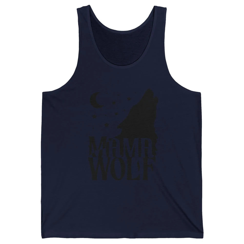 Wolf Pack Wolf Family Mama Wolf Matching Family Outfit Unisex Jersey Tank