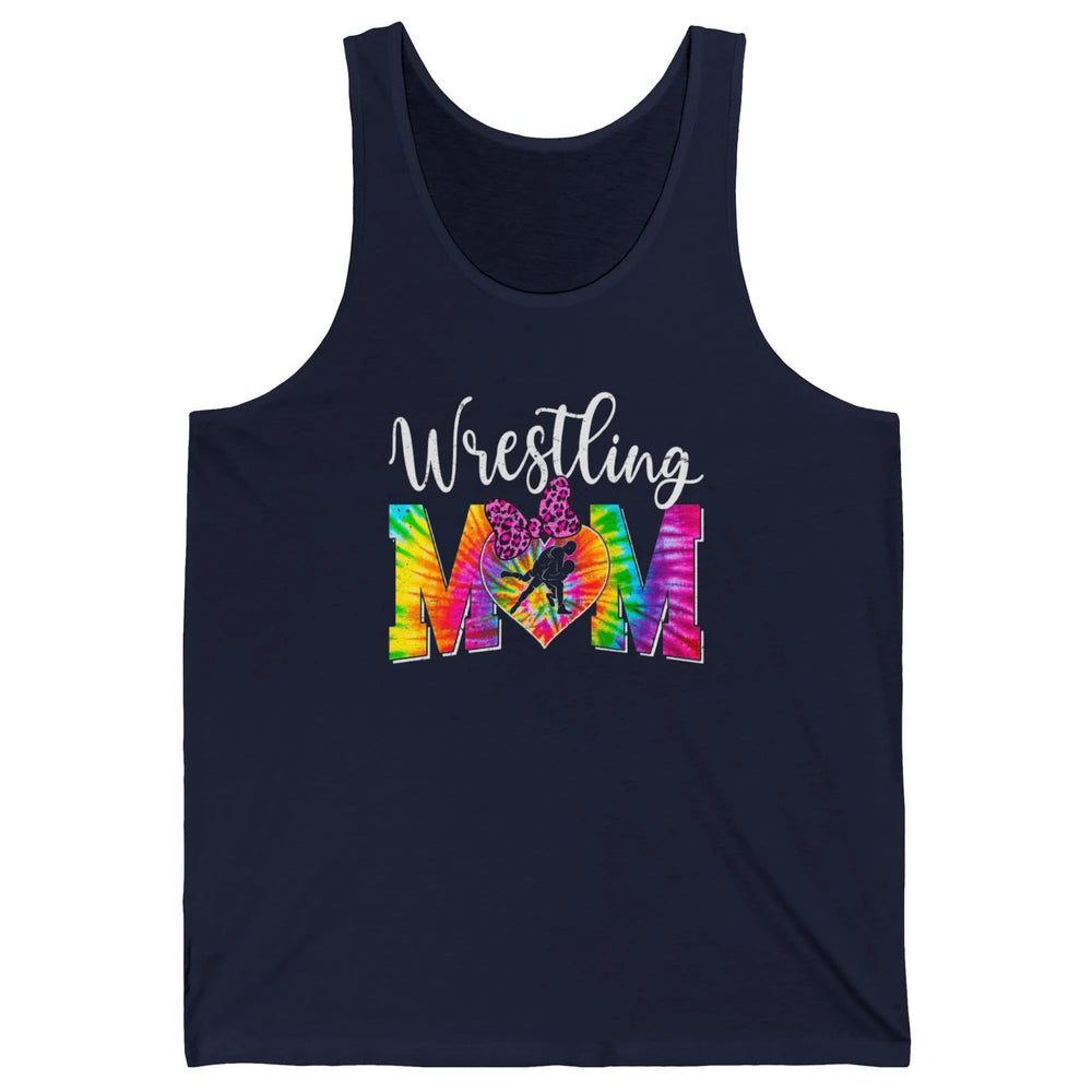 Vintage Sports Wrestling Mom Mama Martial Art Tie Dye Retro Unisex Jersey Tank