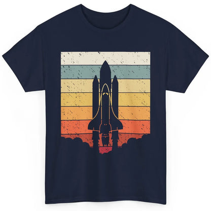 Vintage Astronaut Spaceship Spacecraft Spaceman Astrology Classic Unisex T-Shirt