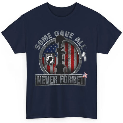 Retro US Veteran Some Gave All Never Forget Memorial Day Classic Unisex T-Shirt