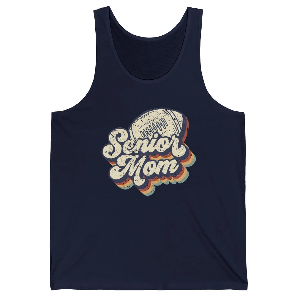 Retro Senior Mom Football Class Of 2022 Graduate Mom Gift Unisex Jersey Tank