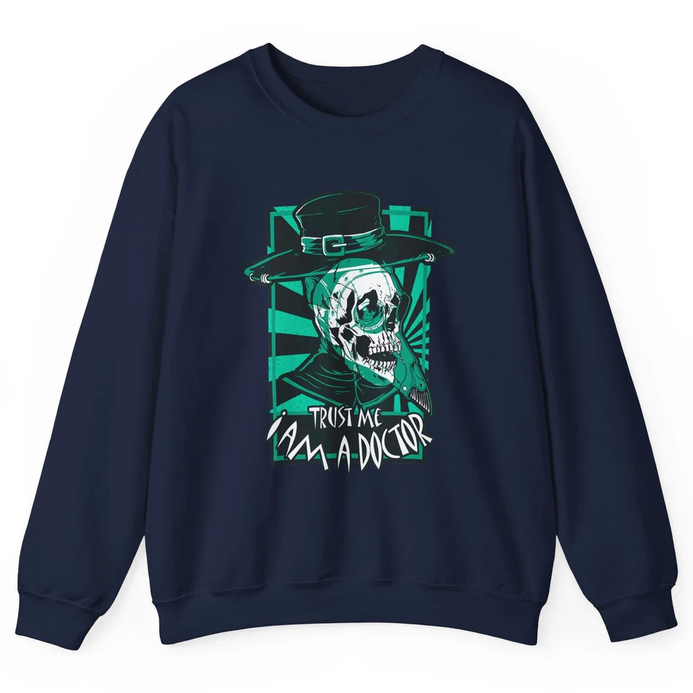 World Death Doctor Medieval Plague Halloween Spooky Season Unisex Crewneck Sweatshirt