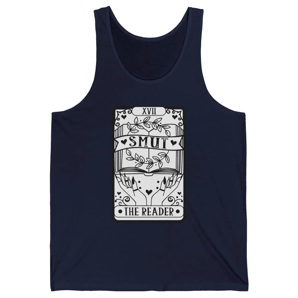 Retro Smut The Reader Tarot Card Halloween Book Lovers Unisex Jersey Tank