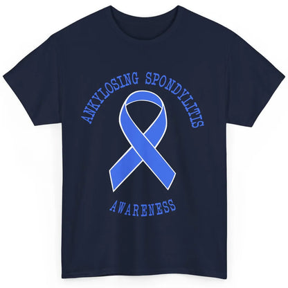 Ankylosing Spondylitis Awareness Support Blue Ribbon Gift Classic Unisex T-Shirt