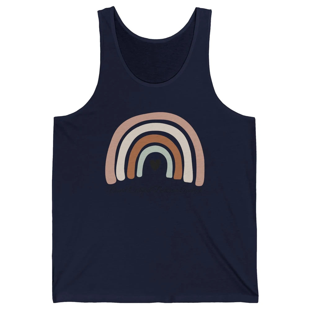 Board Certified Behavior Analyst BCBA Rainbow ABA Therapist Unisex Jersey Tank