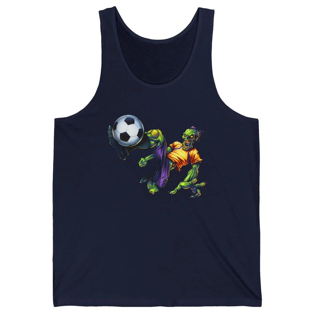 Zombie Soccer Striker Halloween Soccer Player Costume Gift Unisex Jersey Tank