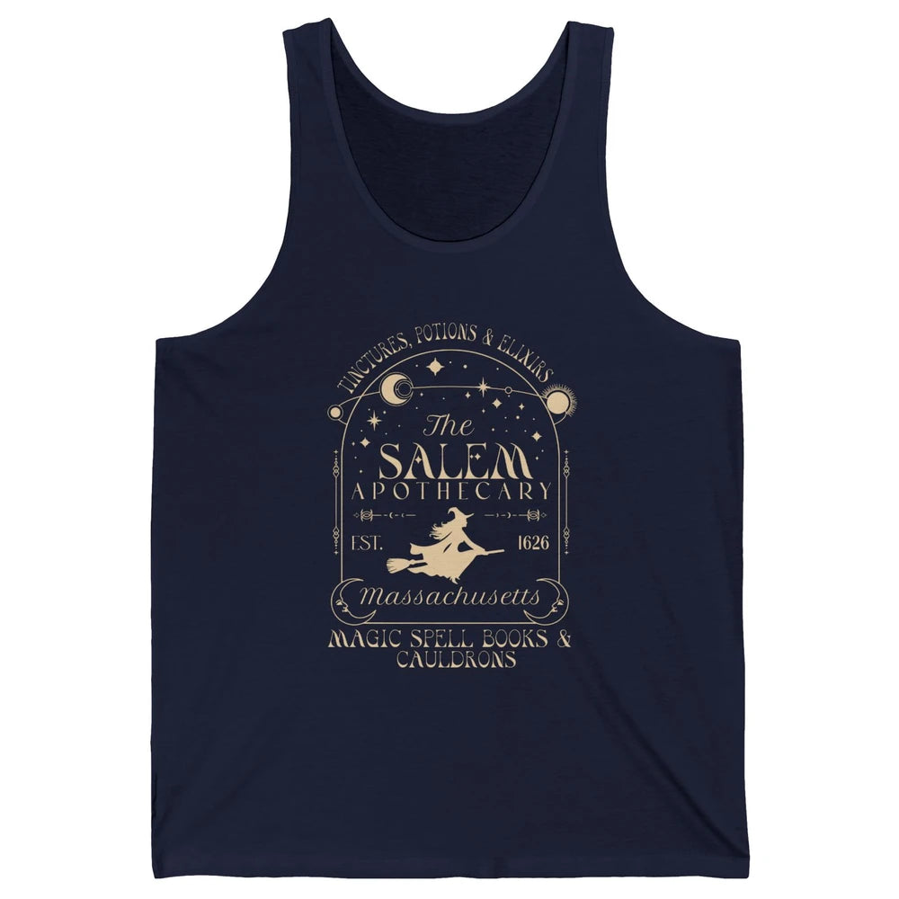 Retro Salem Apothecary Since 1626 Halloween Salem Witches Unisex Jersey Tank