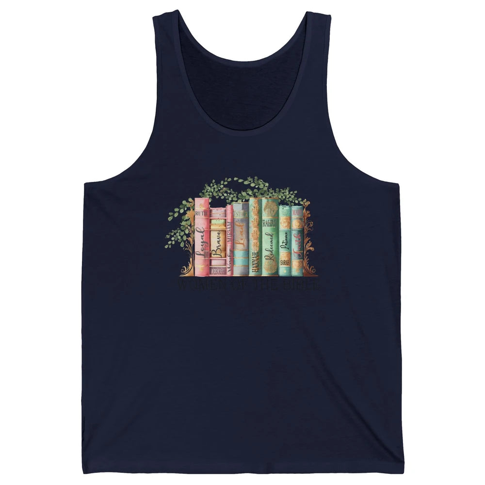 Wildflower Christian Women Of The Bible Religious Book Lover Unisex Jersey Tank