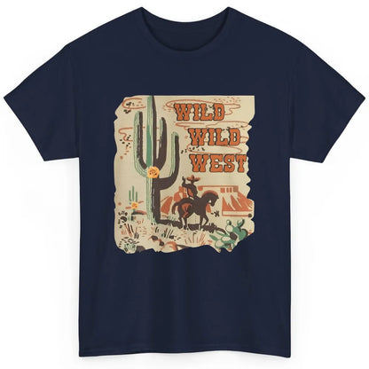 Wild West Cowboy Cactus Rodeo Western Retro Horse Vintage Classic Unisex T-Shirt