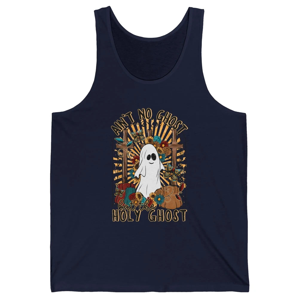 Ain't No Ghost But The Holy Ghost Spooky Christian Halloween Unisex Jersey Tank