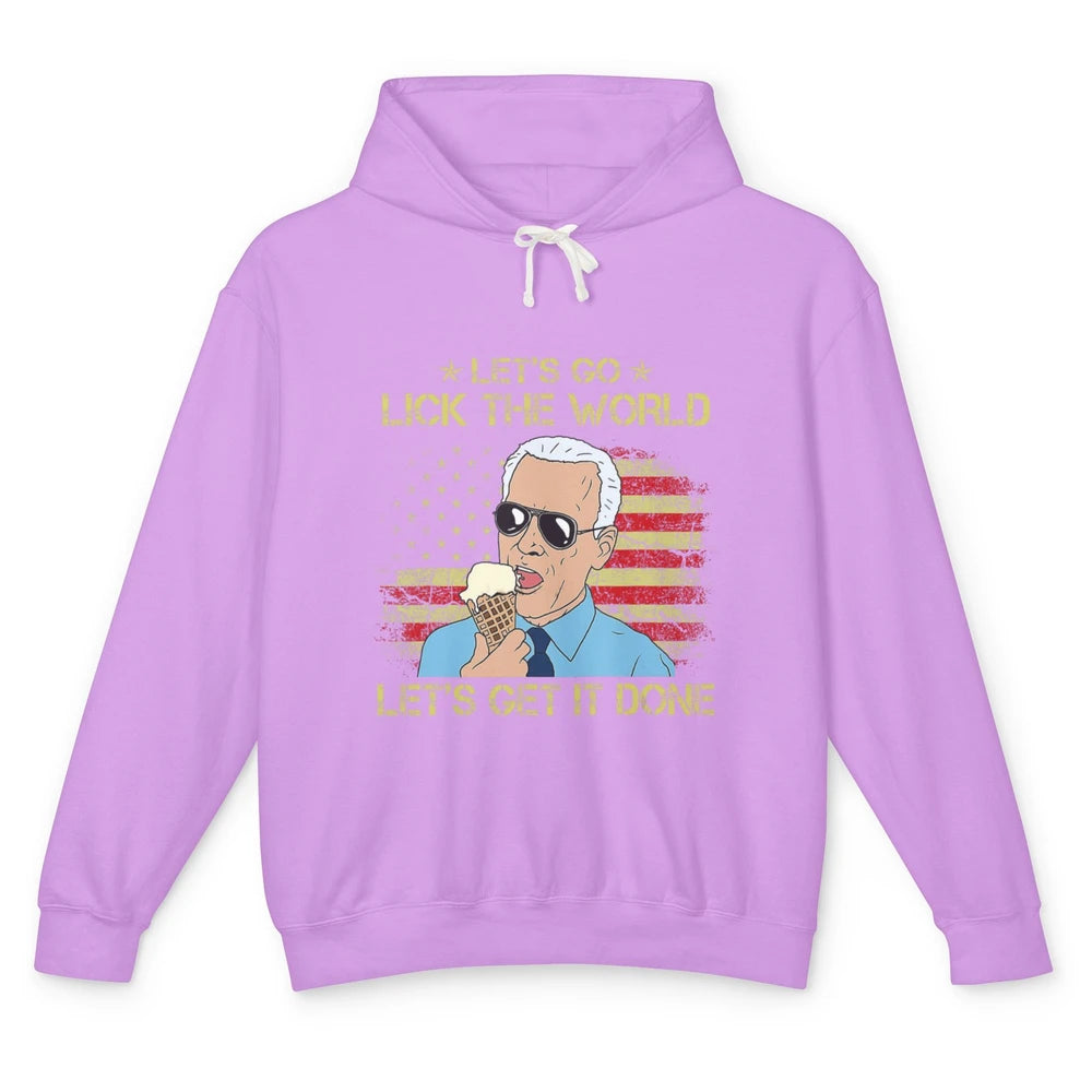 Funny Joe Biden Conservative Anti Biden Democrats Vote Trump Unisex Lightweight Hoodie