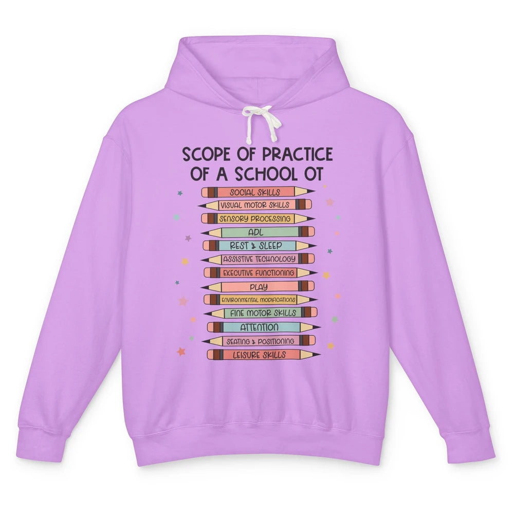 Scope Of Practice Of A School Occupational Therapy Teacher Unisex Lightweight Hoodie