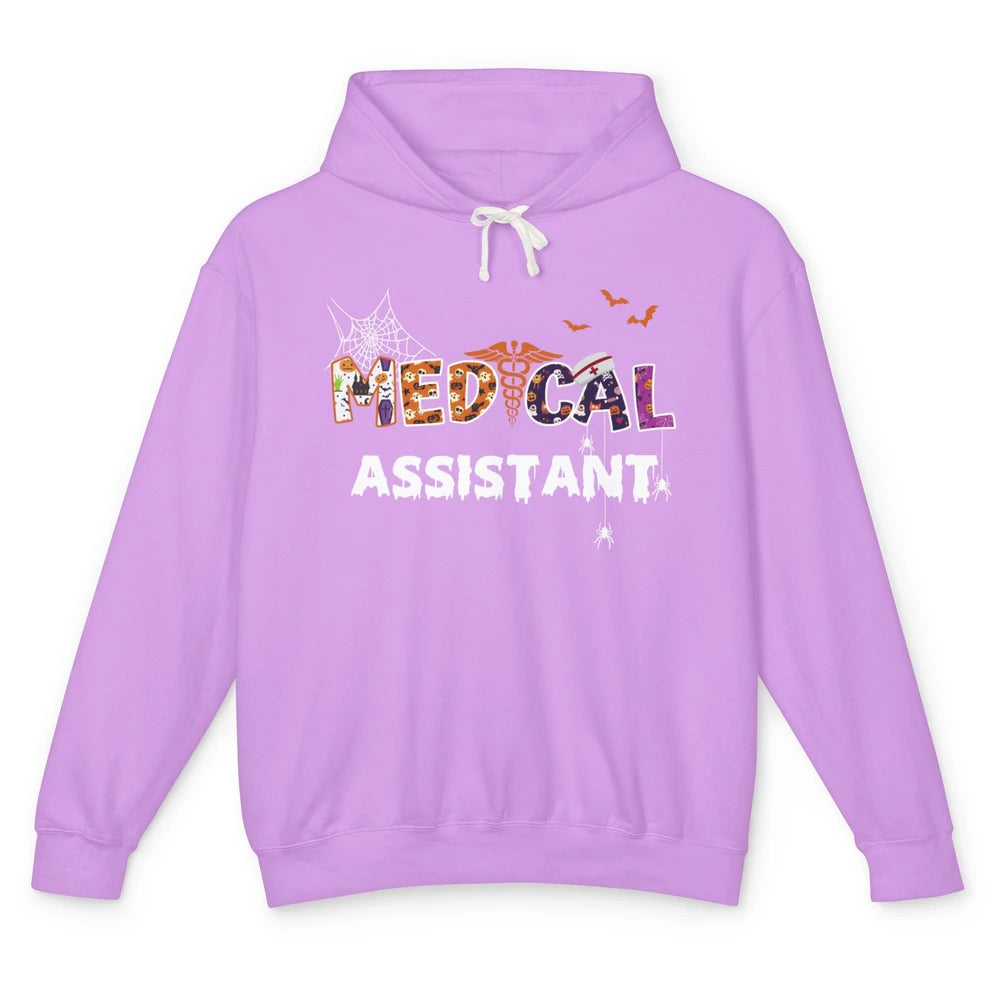 Funny Spooky Medical Assistant Halloween Costume CMA Gift Unisex Lightweight Hoodie