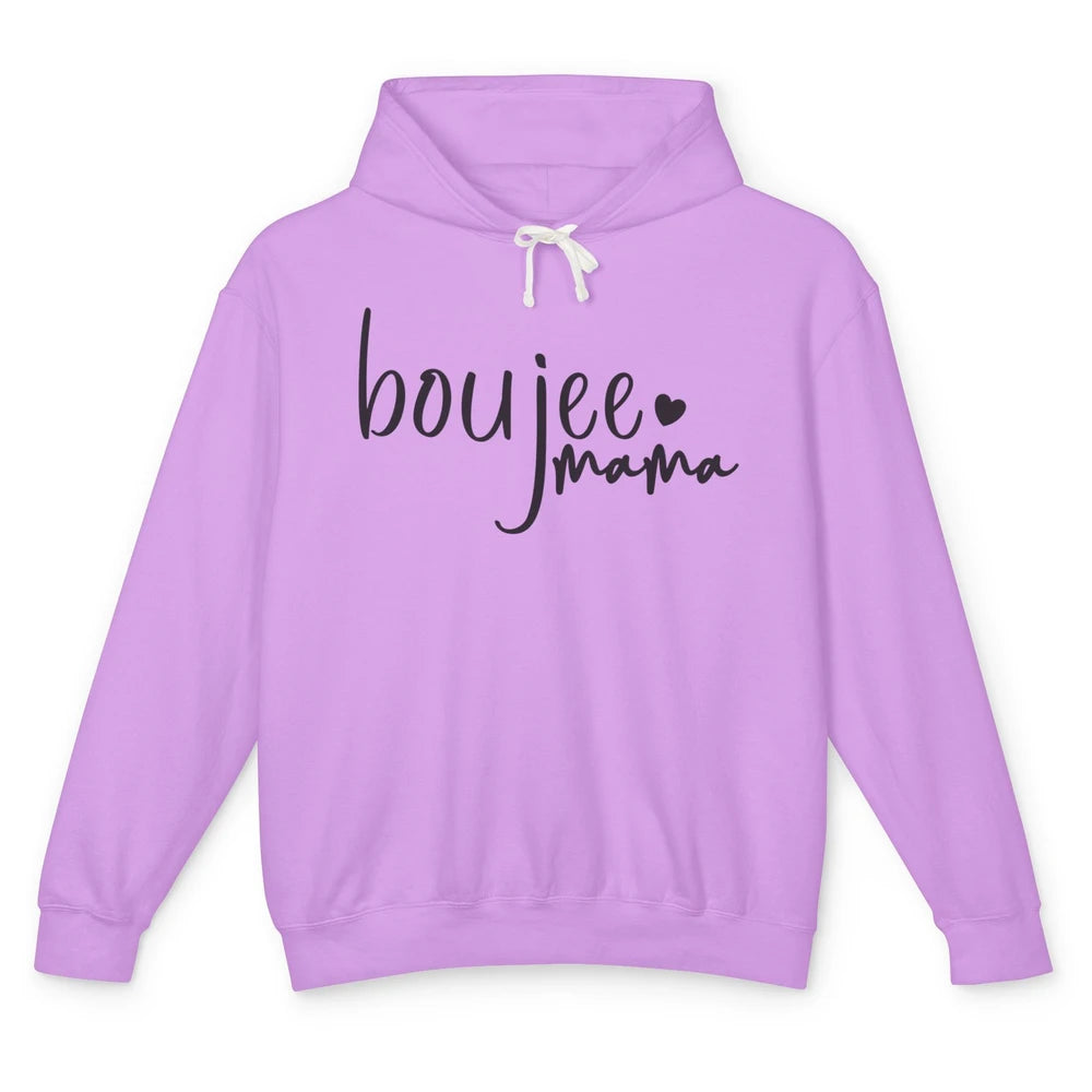 Boujee Mama Boujee Mom Fall Halloween Western Girl Mama Unisex Lightweight Hoodie