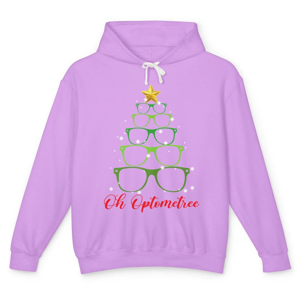 Glasses Christmas Tree Oh Optometree Optometry Optician Gift Unisex Lightweight Hoodie