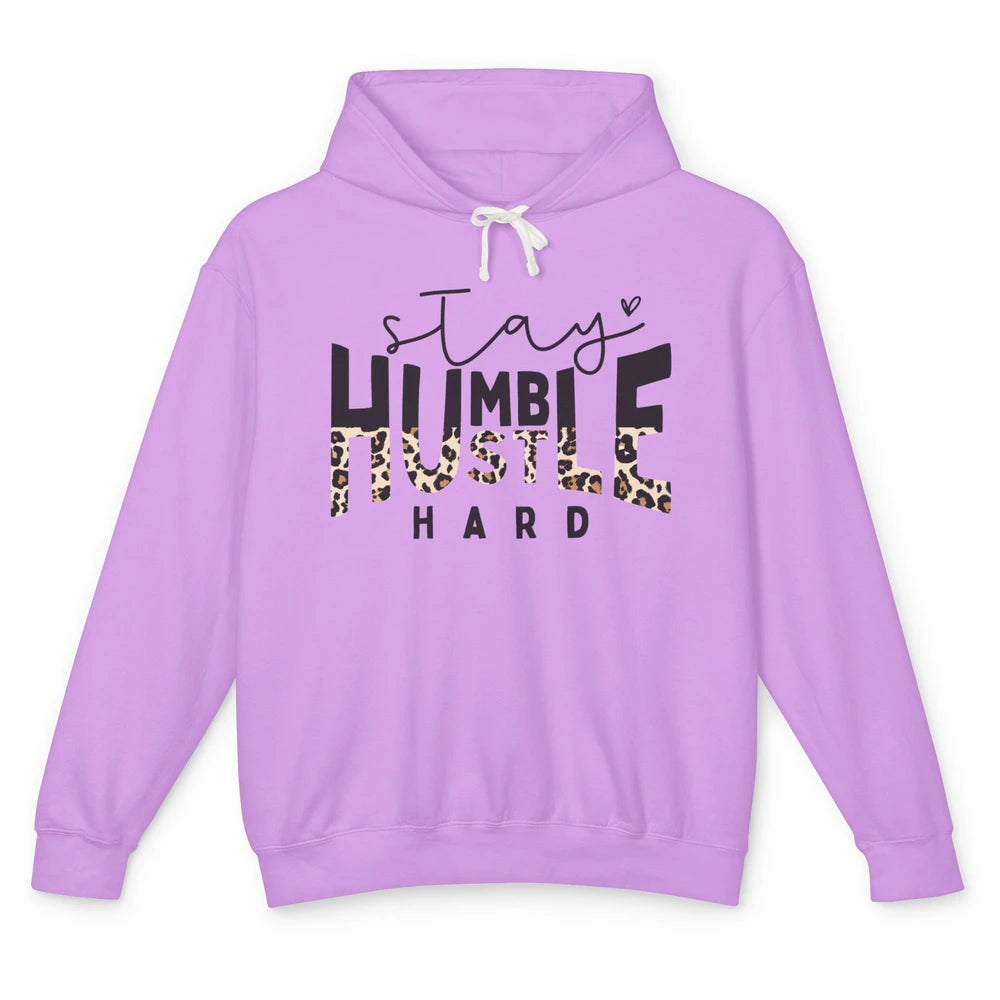 Always Stay Humble Hustle Hard Spread Kindness Inspirational Unisex Lightweight Hoodie