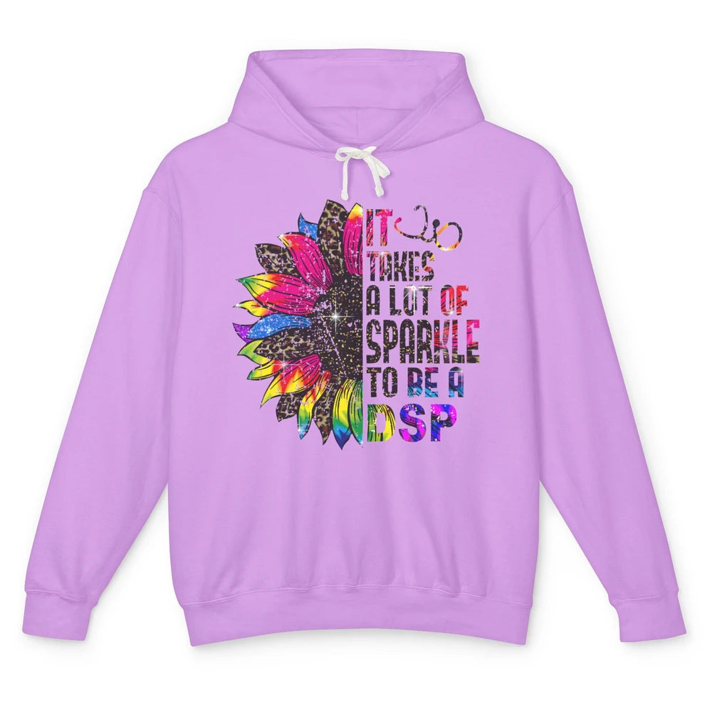 Sunflower DSP Take Sparkle To Be Direct Support Professional Unisex Lightweight Hoodie