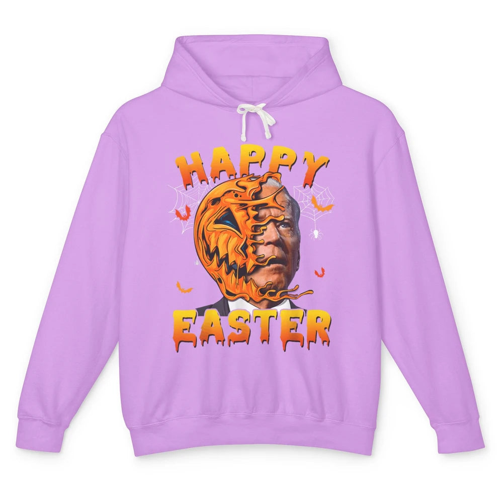 Funny Easter Anti Joe Biden Pumpkin Halloween Spooky Season Unisex Lightweight Hoodie