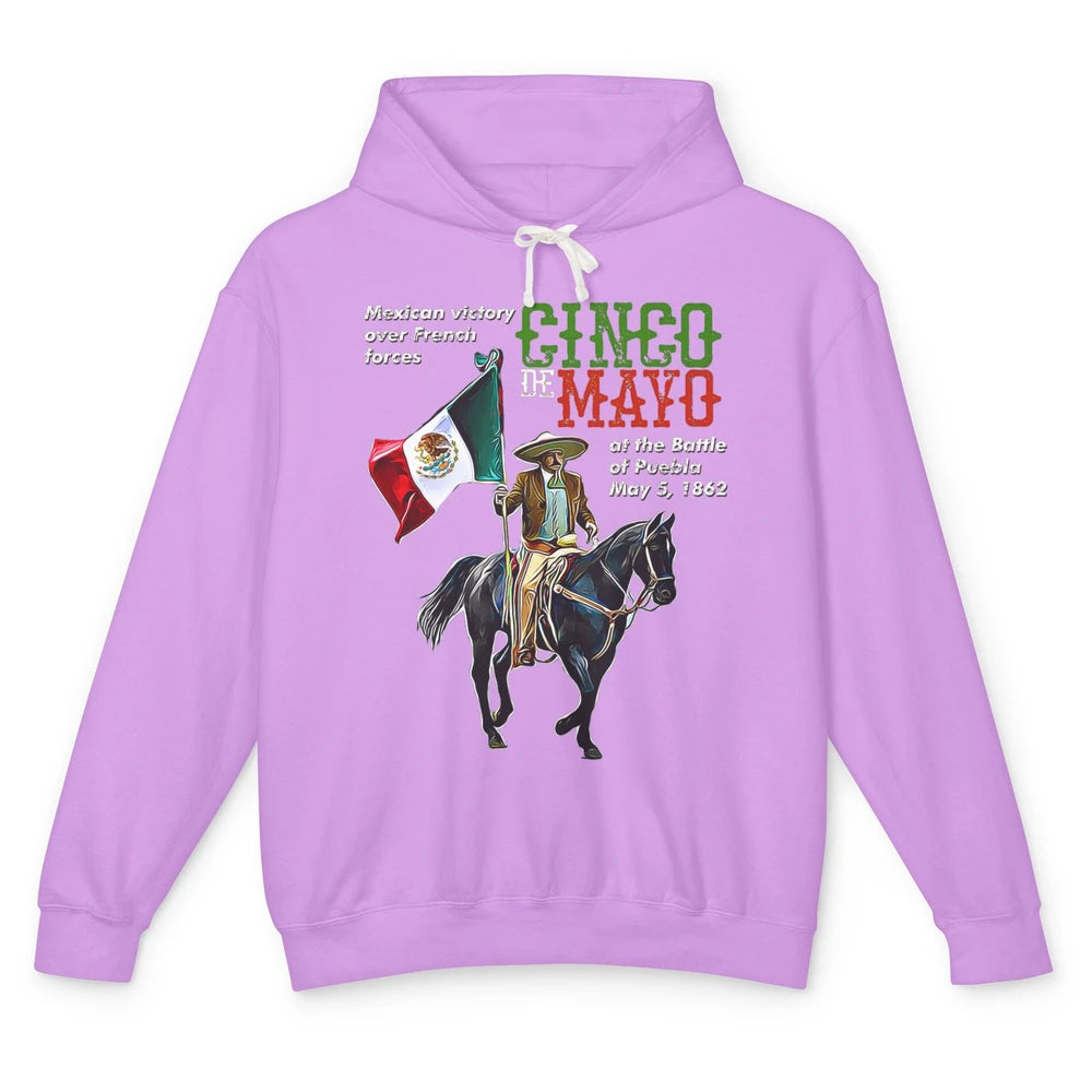 Battle Puebla May 5 1862 Cinco De Mayo Party Fiesta Mexican Unisex Lightweight Hoodie