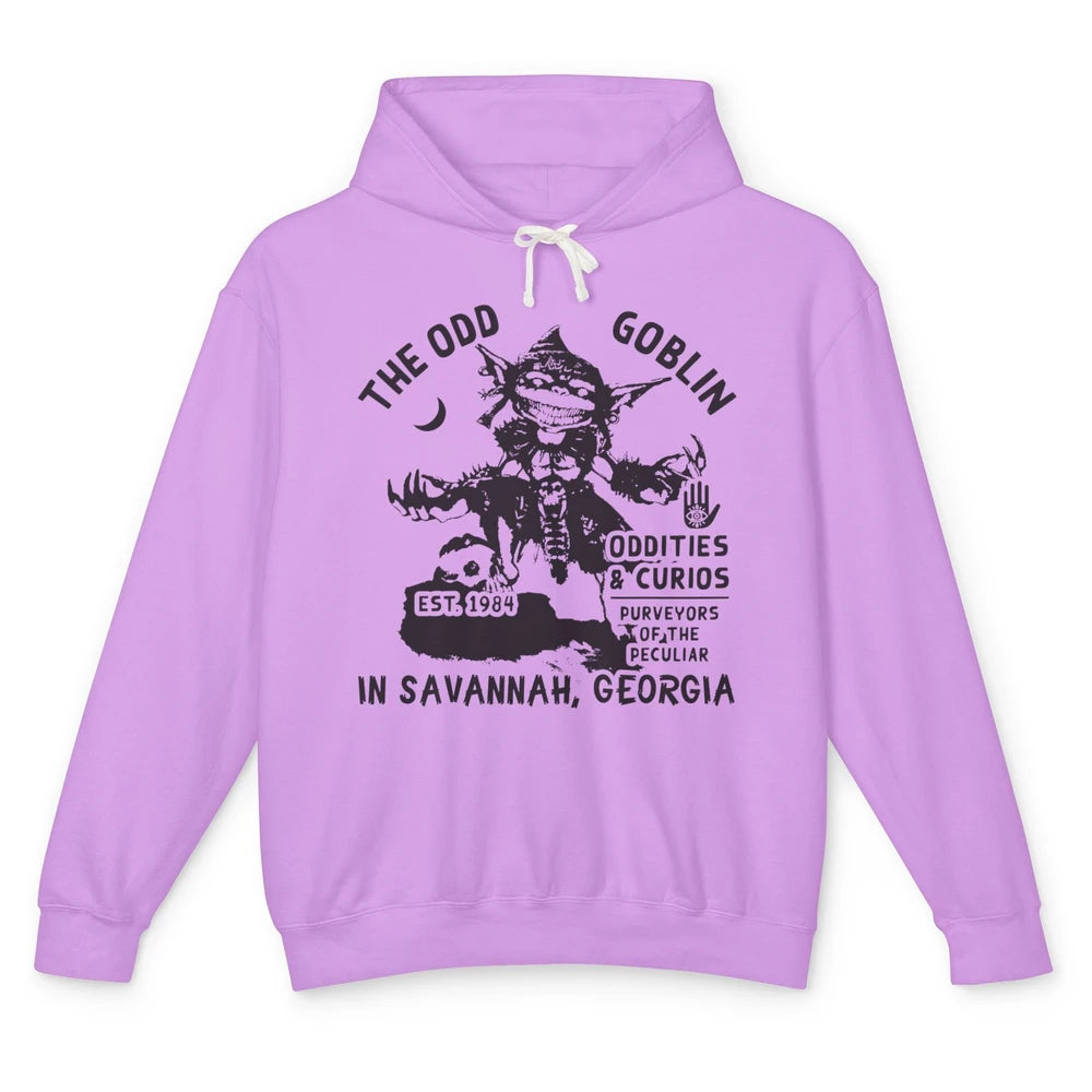 Vintage The Odd Goblin Est 1984 Oddities Savannah Georgia Unisex Lightweight Hoodie