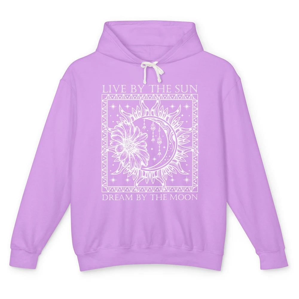 Aesthetic Mystical Sun Moon Gothic Boho Bohemian Astrology Unisex Lightweight Hoodie