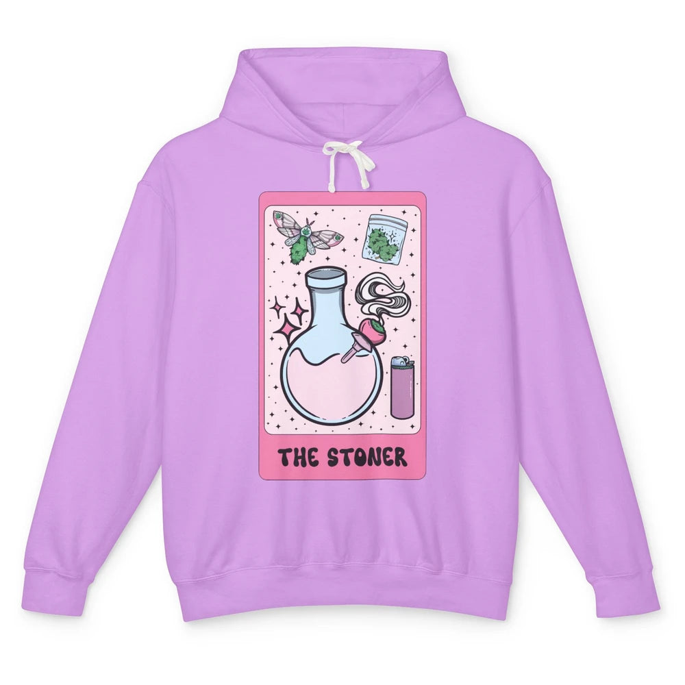 Funny Weed The Stoner Tarot Card Cannabis Weed Lovers Unisex Lightweight Hoodie