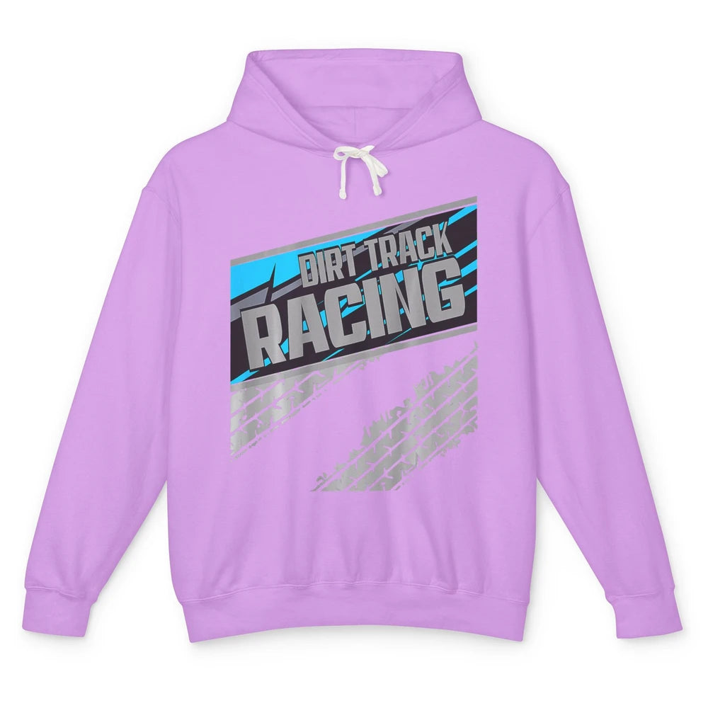 Dirt Track Racing Vintage Retro Sprint Car Speed Race Truck Unisex Lightweight Hoodie