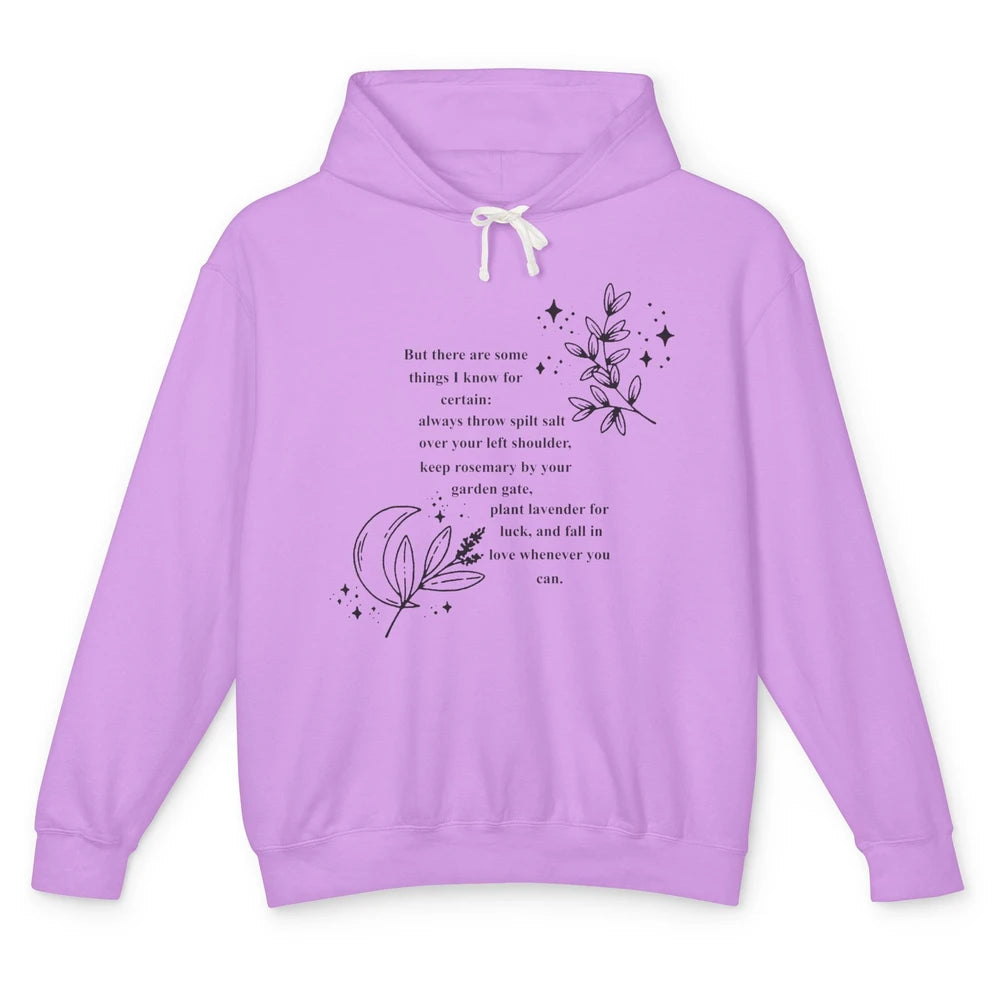 Practical Magic Witch Gardening Card Gardeners Plant Lovers Unisex Lightweight Hoodie