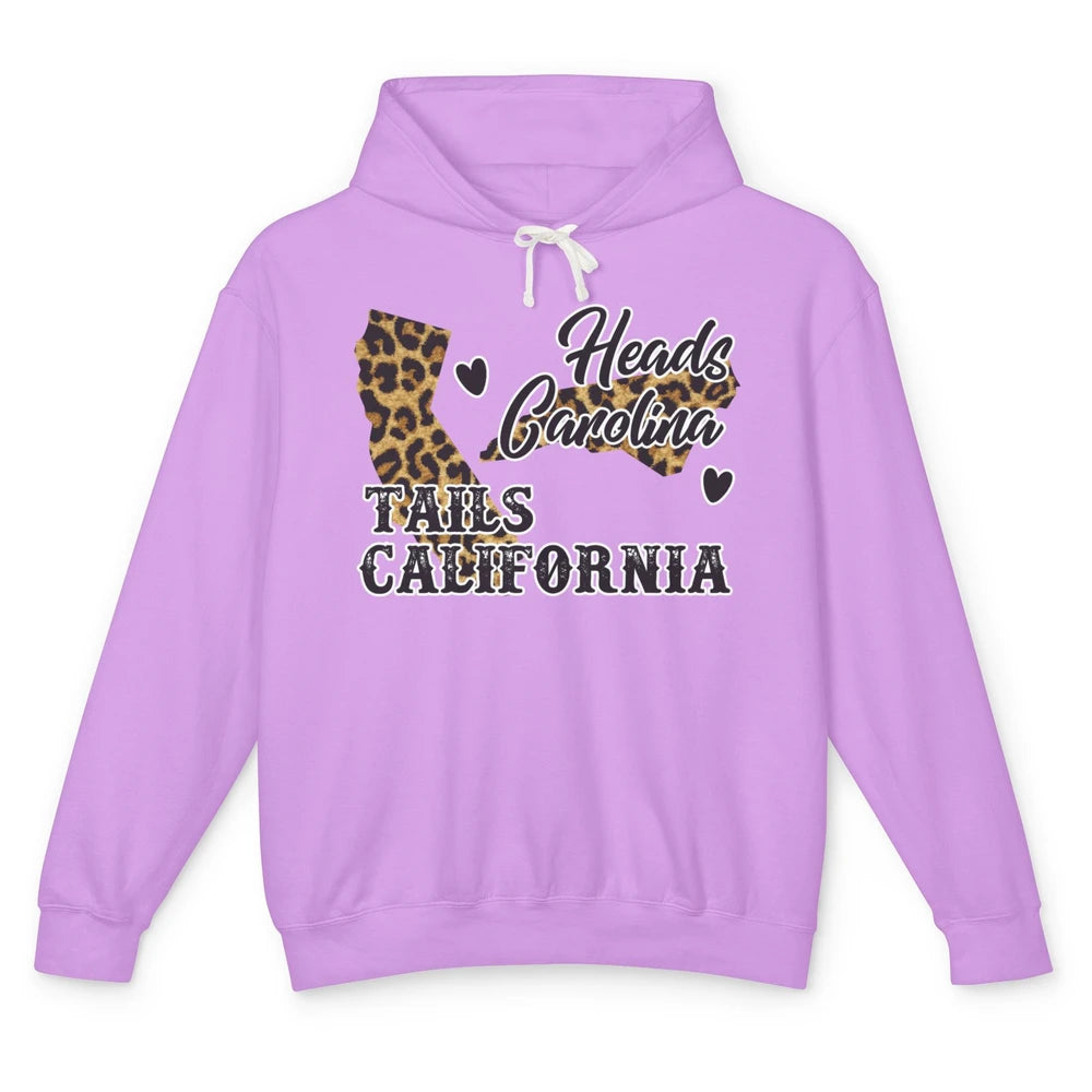 Retro Leopard Heads Carolina Tail California Western Summer Unisex Lightweight Hoodie