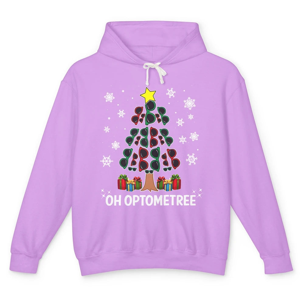 Glasses Christmas Tree Oh Optometree Optometry Optician Gift Unisex Lightweight Hoodie