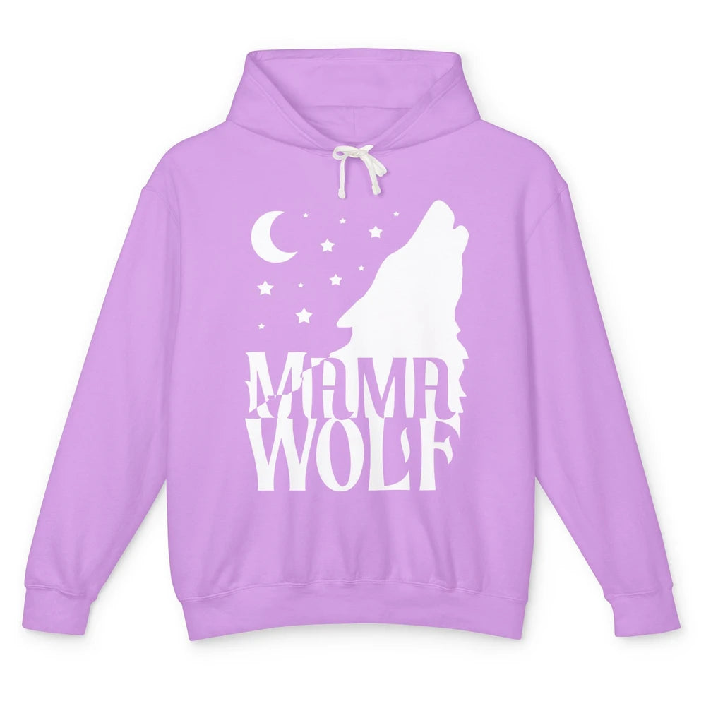 Wolf Pack Wolf Family Mama Wolf Matching Family Outfit Unisex Lightweight Hoodie