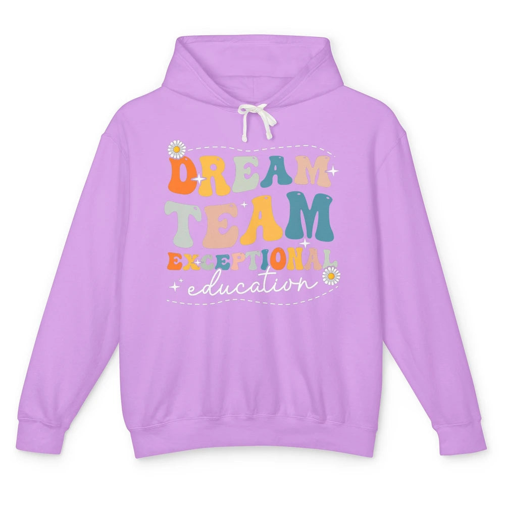 Groovy Dream Exceptional Education Sped Teacher Therapy Boho Unisex Lightweight Hoodie