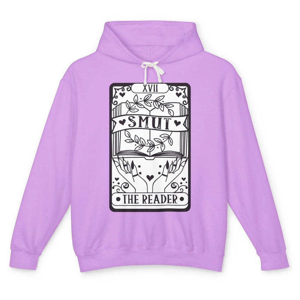 Retro Smut The Reader Tarot Card Halloween Book Lovers Unisex Lightweight Hoodie