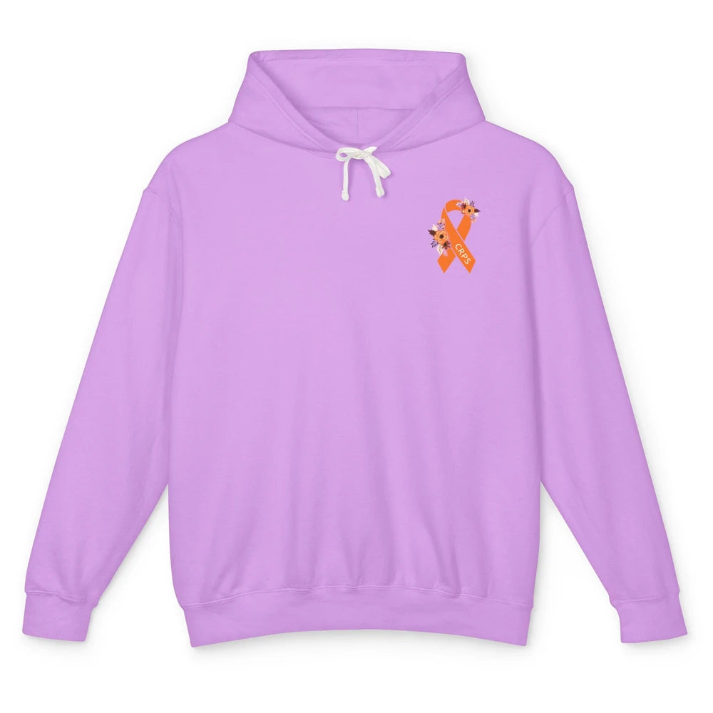 Complex Regional Pain Syndrome Awareness CRPS Orange Ribbon Unisex Lightweight Hoodie