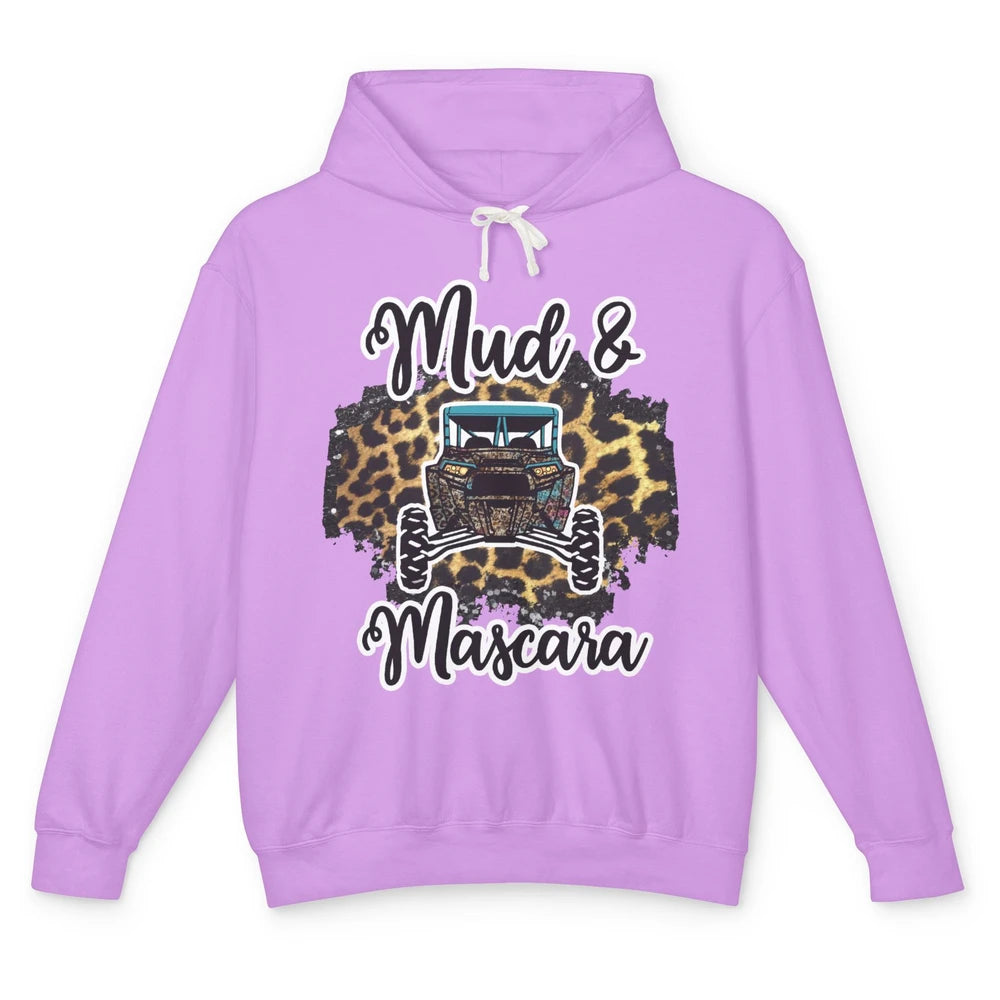 Mud and Mascara Leopard ATV Rider UTV Off-roading SXS Life Unisex Lightweight Hoodie