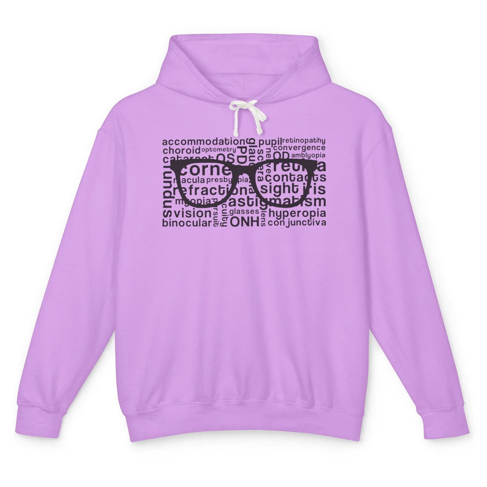 Optometry Glasses Ophthalmologist Optometrist Optician Gift Unisex Lightweight Hoodie