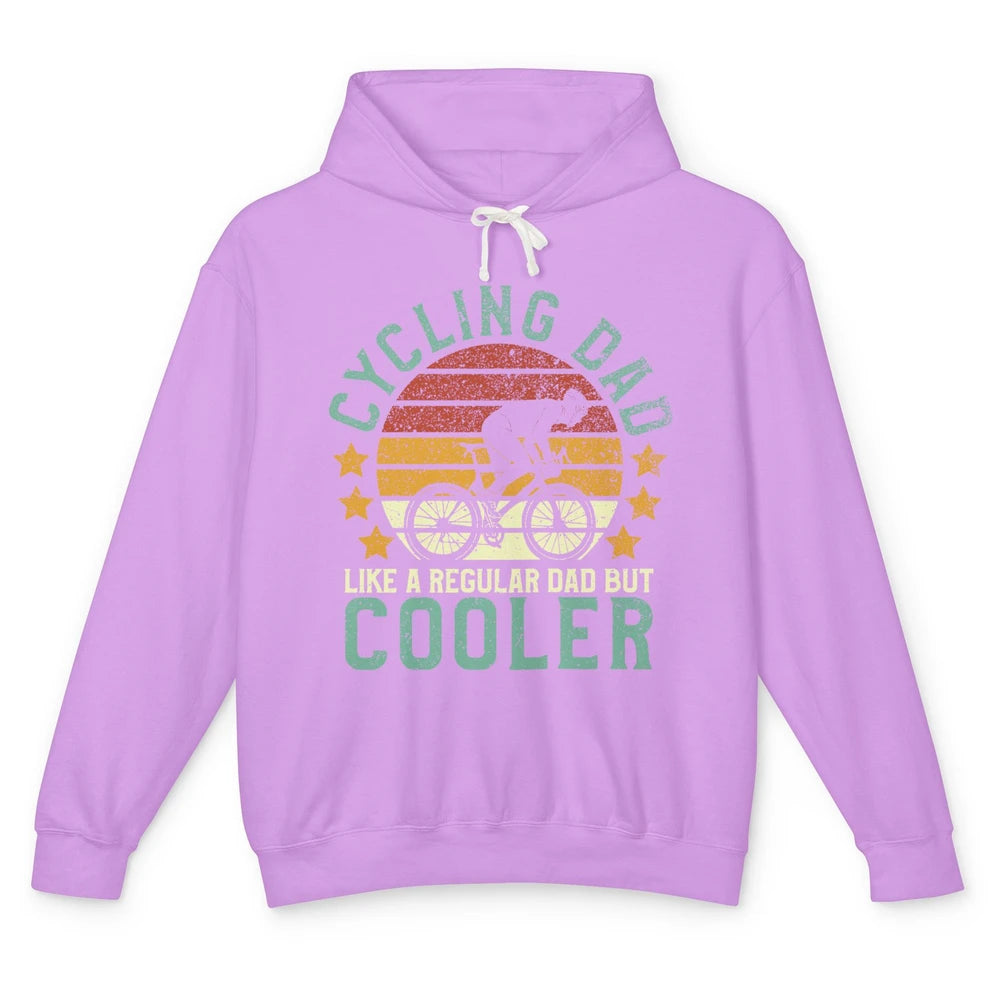 Cycling Dad Like A Regular Dad But Cooler Father's Day Unisex Lightweight Hoodie