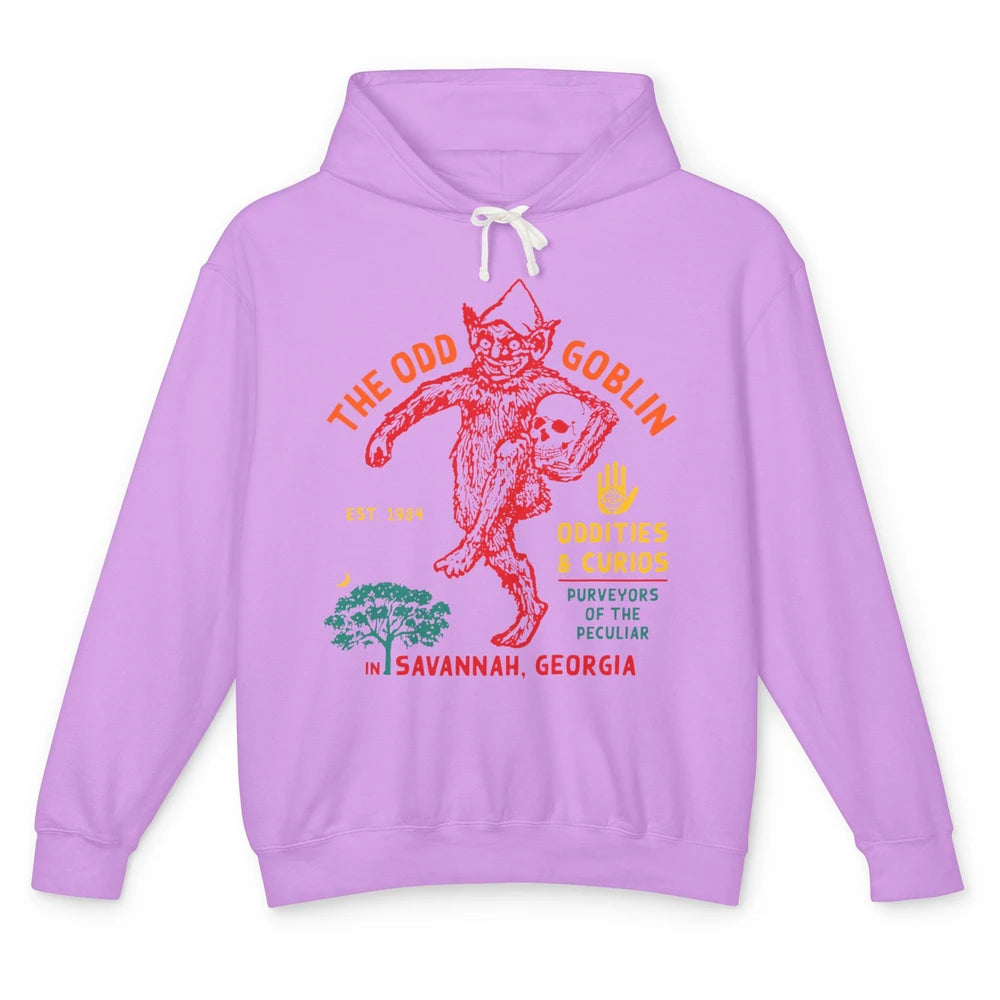 Vintage The Odd Goblin Est 1984 Oddities Savannah Georgia Unisex Lightweight Hoodie