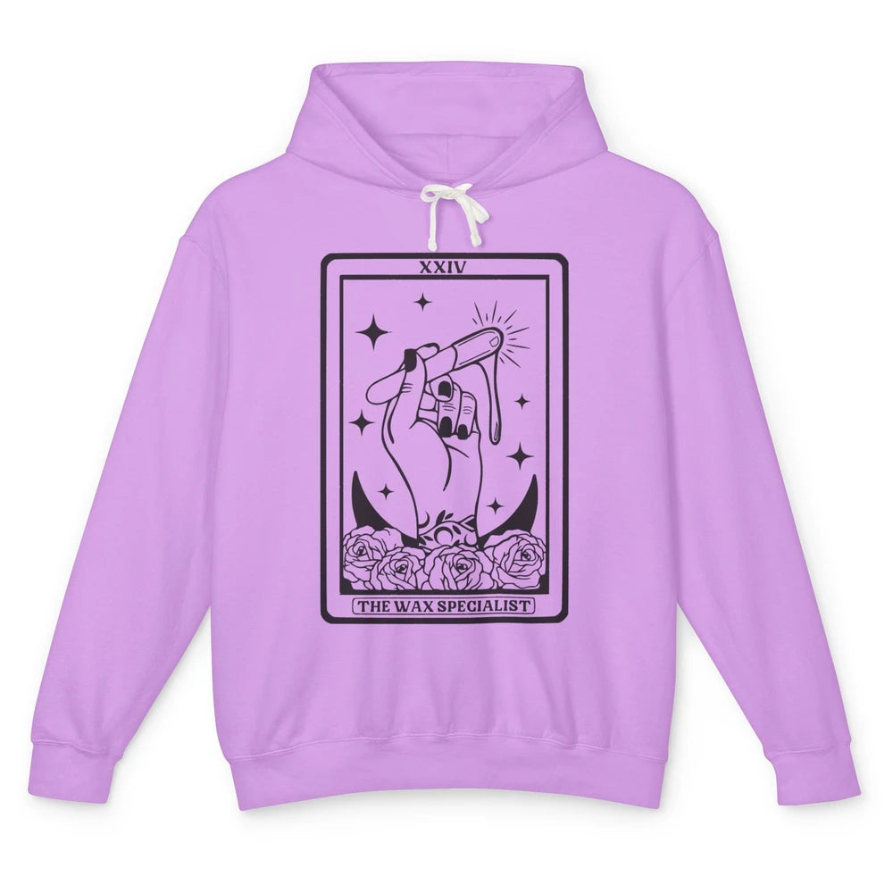 Wax Specialist Tarot Card Beautician Wax Hustler Cosmetology Unisex Lightweight Hoodie