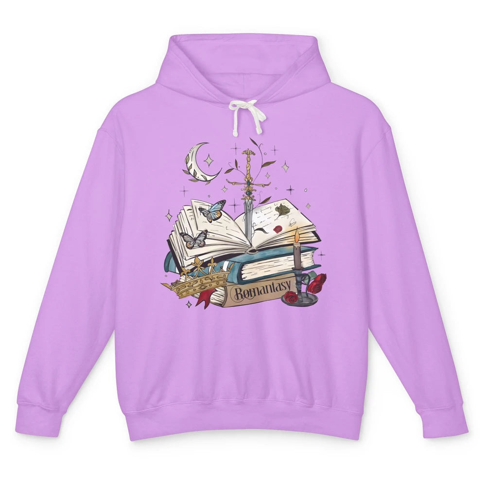 Bookish Romance Reader Librarian Literature Gothic Bookworm Unisex Lightweight Hoodie