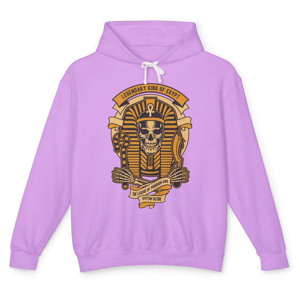 Ancient Egyptian Pyramid Golden King Tut Pharaoh Tutankhamun Unisex Lightweight Hoodie