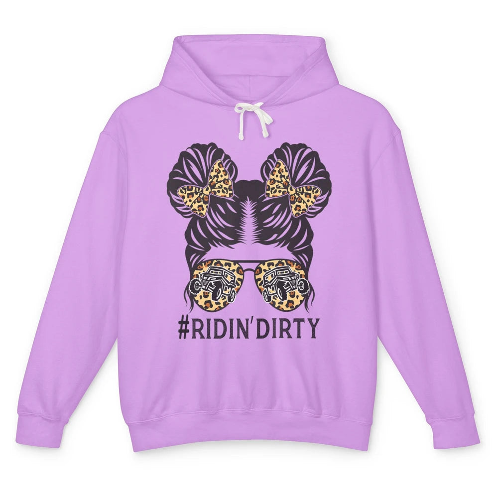 Retro UTV Riding Dirty Messy Hair Offroad Riding SXS Life Unisex Lightweight Hoodie