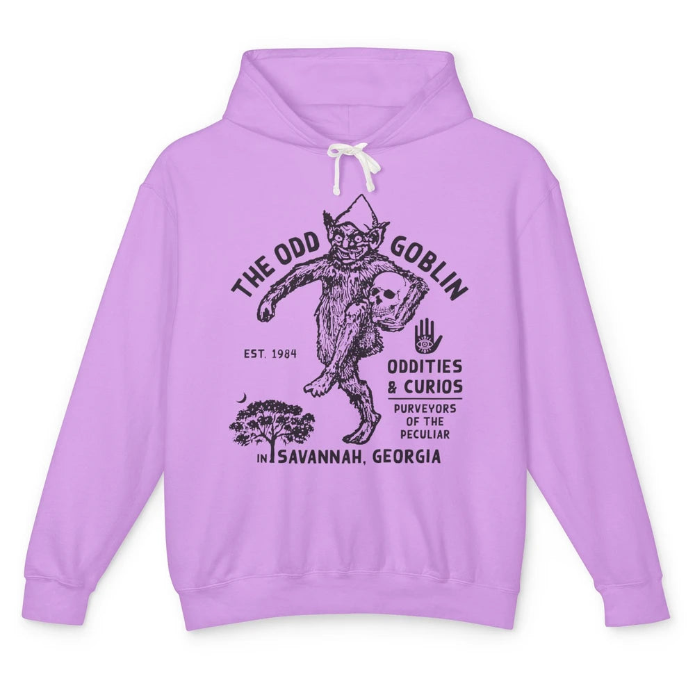 Vintage The Odd Goblin Est 1984 Oddities Savannah Georgia Unisex Lightweight Hoodie