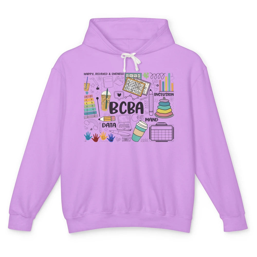 BCBA Behavior Analyst Special Education Teacher Therapist Unisex Lightweight Hoodie