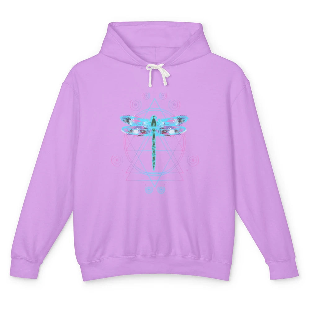 Dragonfly Pastel Gothic Hippie Aesthetic Dark Mystical Witch Unisex Lightweight Hoodie