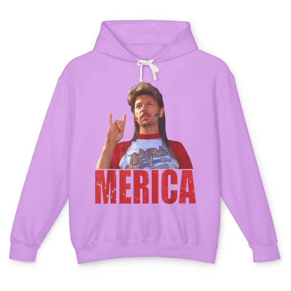 Funny Joe Merica 4th Of July Independence America Patriotic Unisex Lightweight Hoodie