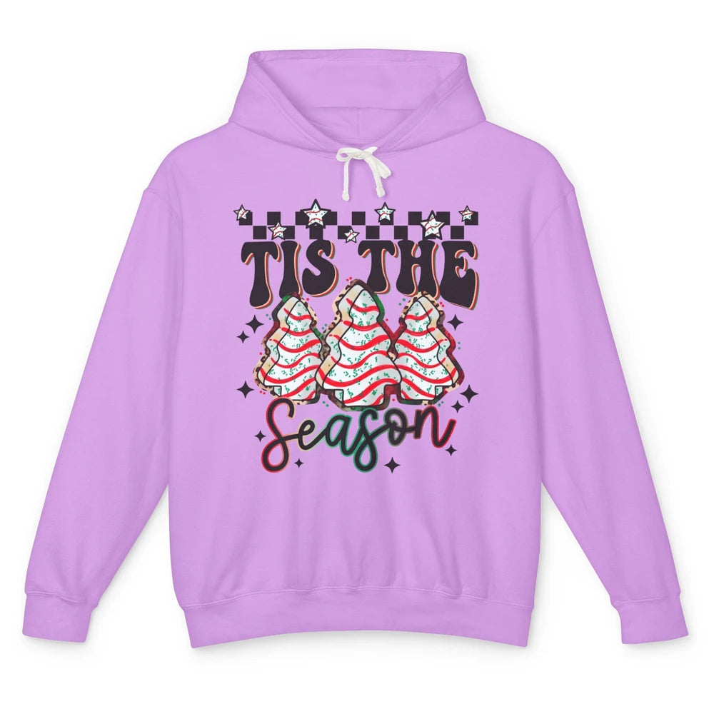 Funny Christmas Tree Cake Tis The Season Debbie Western Xmas Unisex Lightweight Hoodie