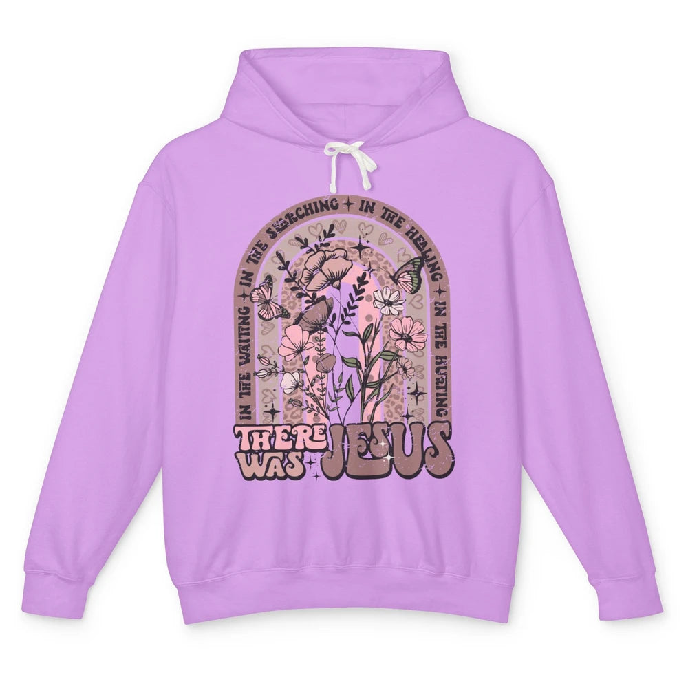 In The Waiting Searching There Was Jesus Christian Rainbow Unisex Lightweight Hoodie