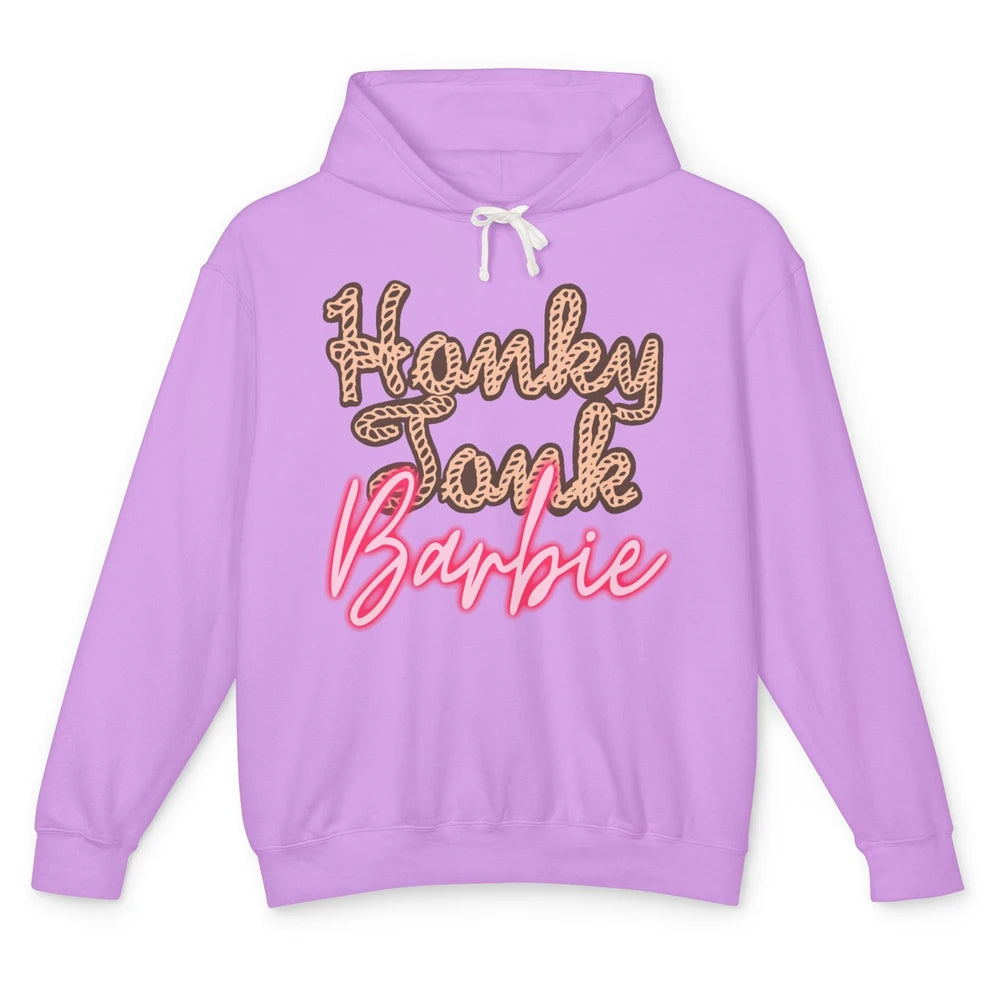 Honky Tonk Babe Lasso Western Country Cowboy Cowgirl Gift Unisex Lightweight Hoodie